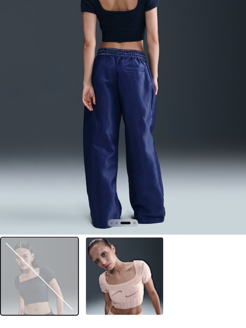 Nike sportswear Phoenix cozy bouclé - women’s short-sleeve cropped knit top - Picture 8 of 10